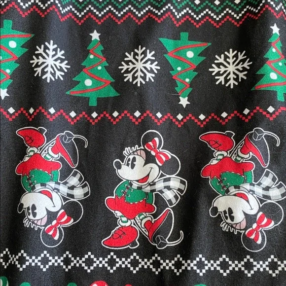 Disney Parks Minnie Mouse Christmas jogger pants - Picture 3 of 4